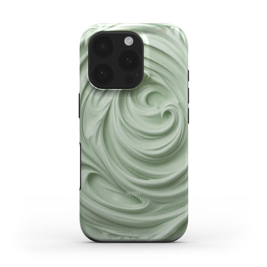 iPhone-Hülle mit schlichtem Design Farbe: Matchagrün – Creamy Matcha