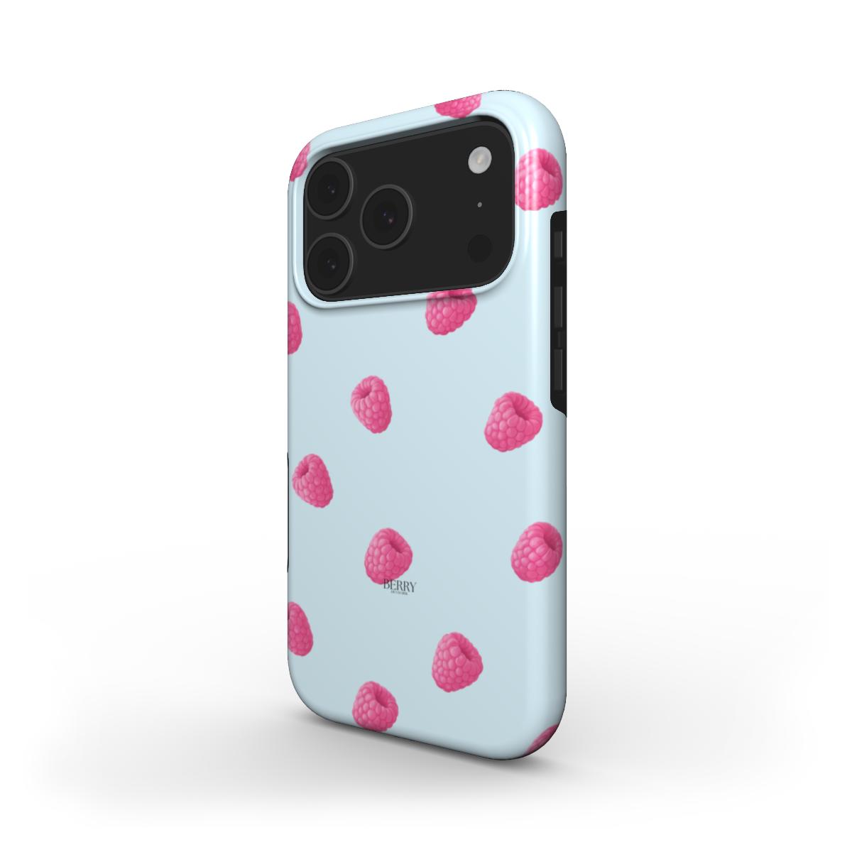 Θήκη iPhone με κομψό σχέδιο χρώμα: ροζ – Raspberry Kisses Sky