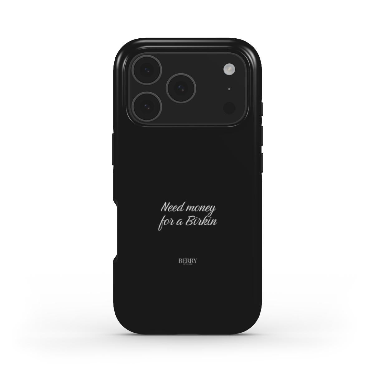iPhone-skal med dekorativ design – Need Money For A Birkin Midnight