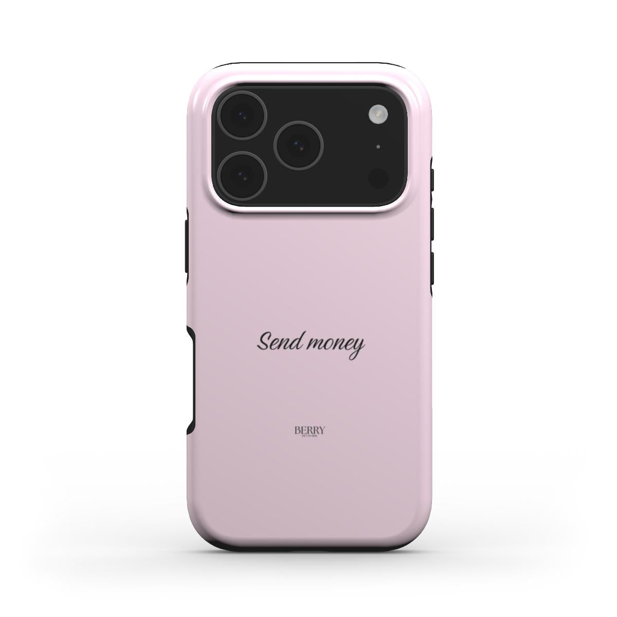 iPhone case with rose motif in rose pink – Send Money Rose