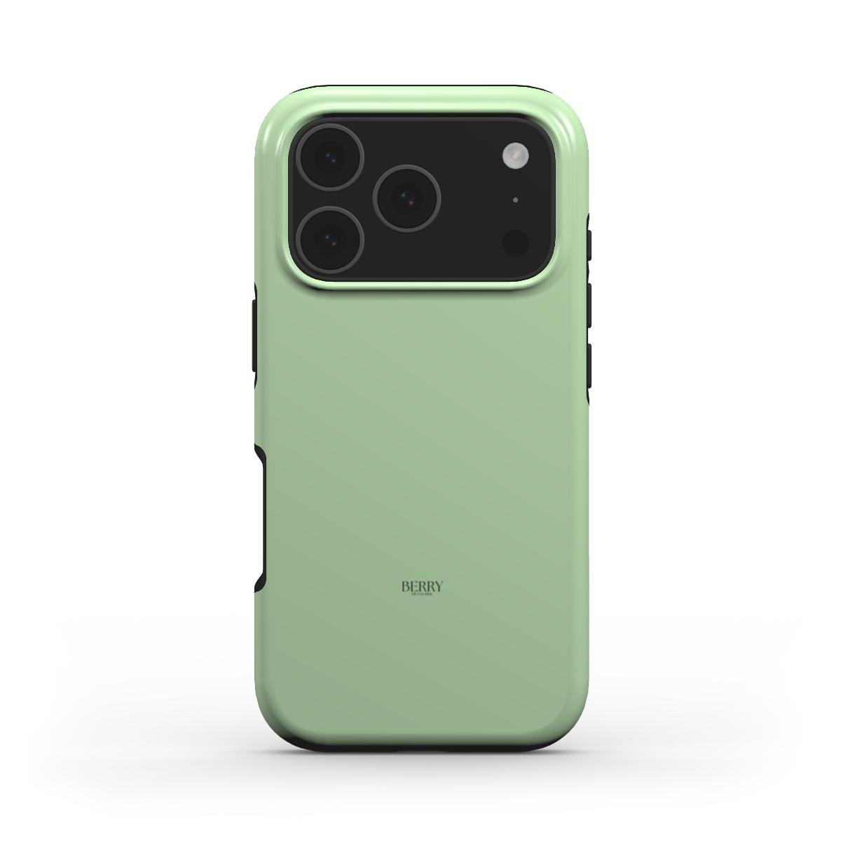 iPhone case with decorative design in matcha green – Matcha