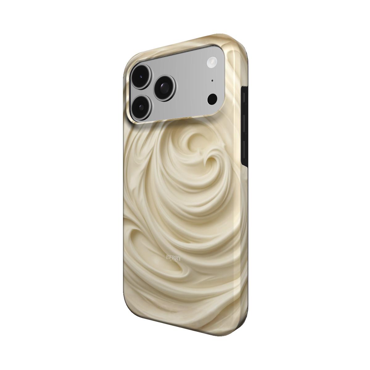 iPhone-Hülle mit schlichtem Design – Creamy Vanilla