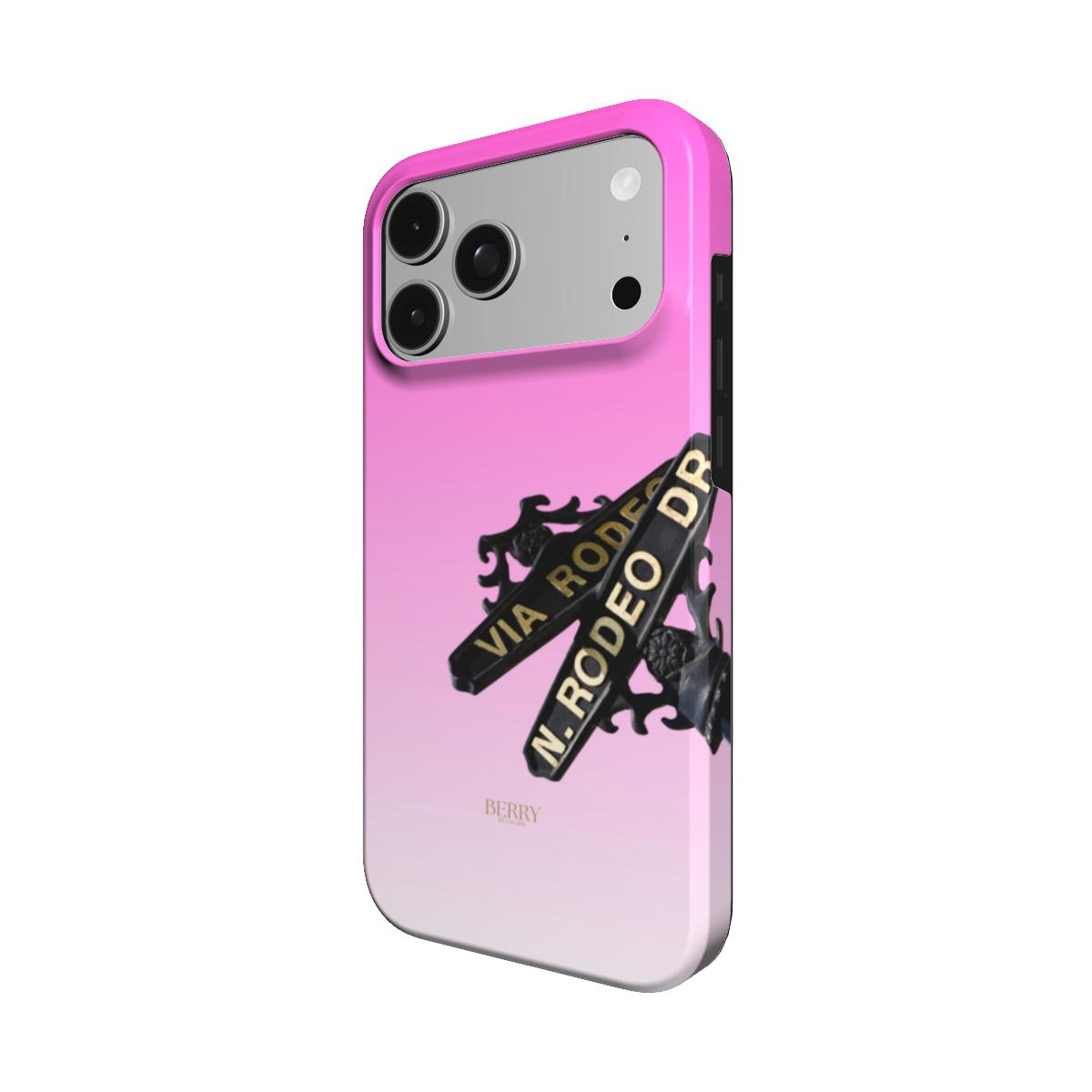 Custodia per iPhone con design decorativo colore: rosa – Rodeo Drive