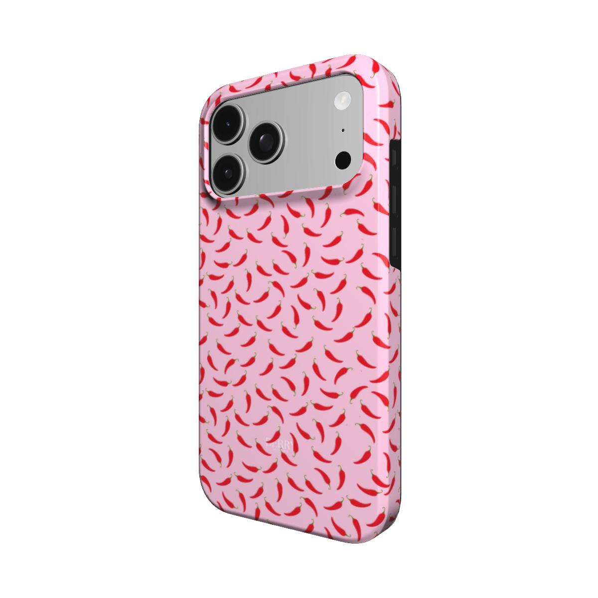 Custodia per iPhone con design decorativo colore: rosa – Spicy