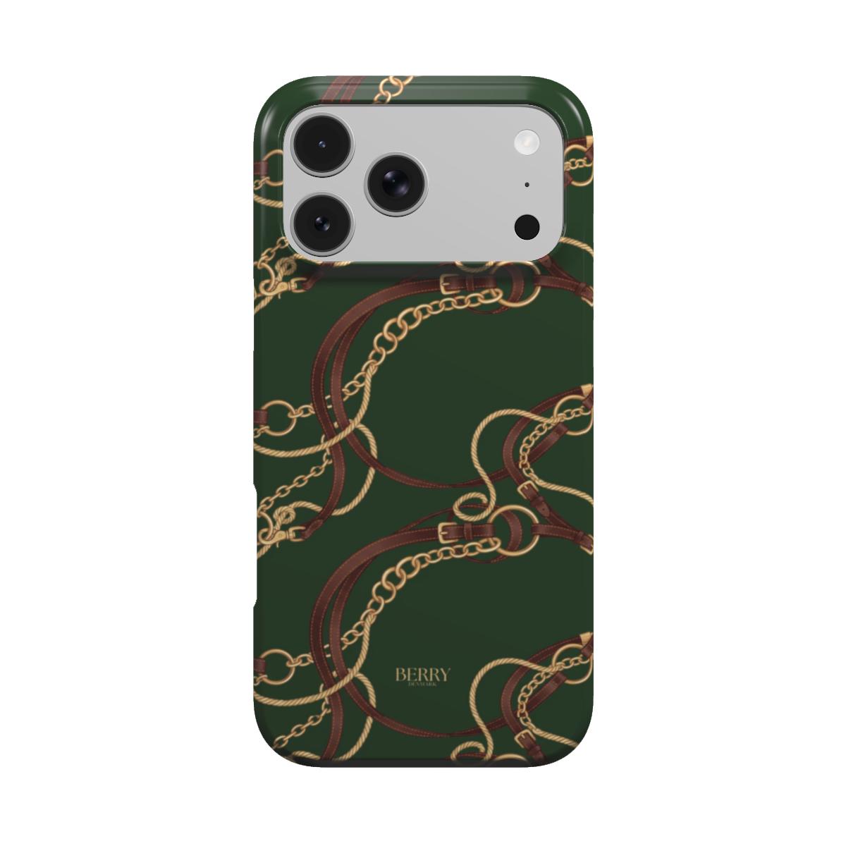 iPhone-Hülle mit dekorativem Muster – Emerald Equestrian