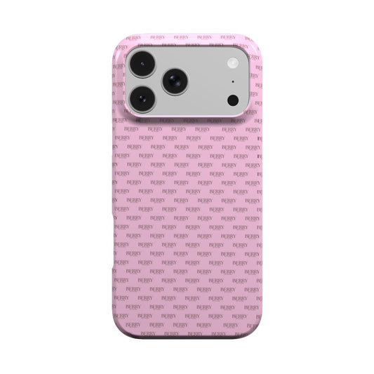 iPhone-deksel med stilrent design farge: rosa – Strawberry Monogram iPhone MagSafe