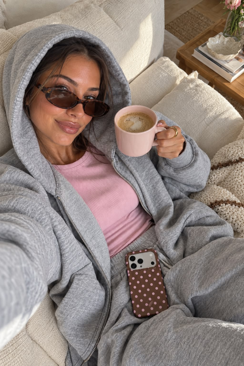 iPhone-deksel med stilrent design – Strawberry Mocha