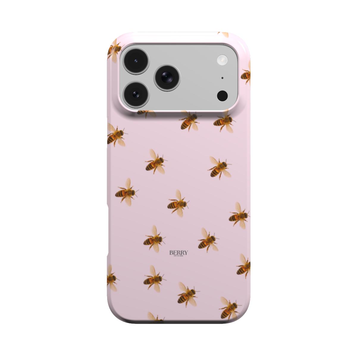 iPhone-skal med rosmotiv färg: rosenrosa – Beasy Rose