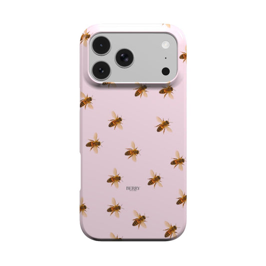 iPhone-skal med rosmotiv färg: rosenrosa – Beasy Rose