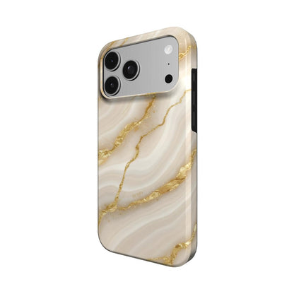 iPhone-Hülle mit Marmormuster Farbe: Gold – Gold Marble Quartz