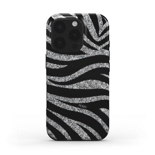 Crystal Zebra MagSafe Tough iPhone Case