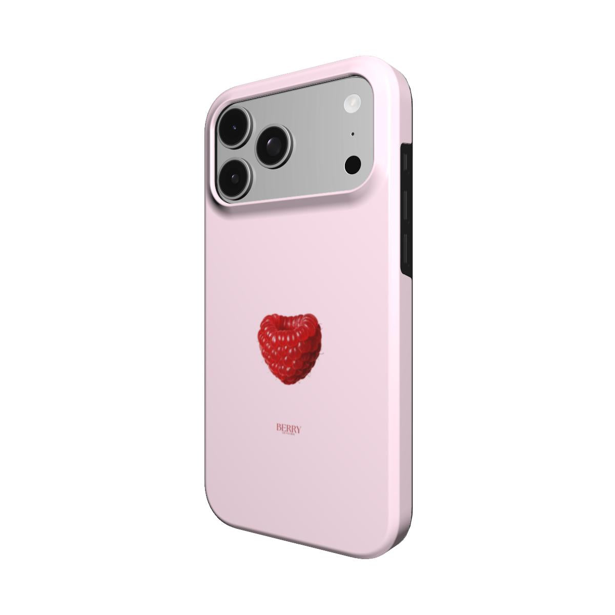iPhone case with rose motif for a personal look – Raspberry Rose