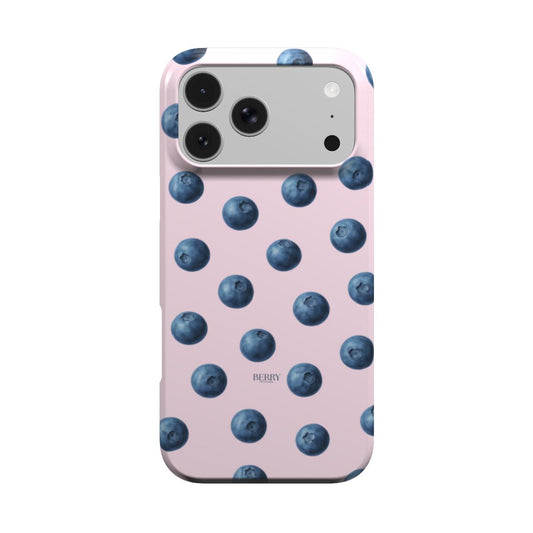 iPhone-skal med rosmotiv färg: rosenrosa – Blueberry Kisses Rose