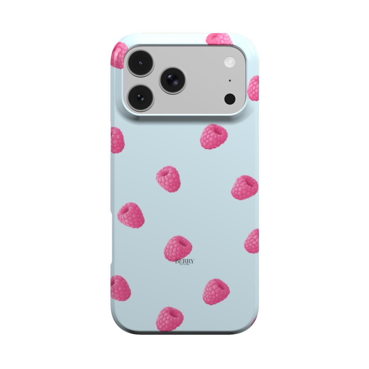 Θήκη iPhone με κομψό σχέδιο χρώμα: ροζ – Raspberry Kisses Sky