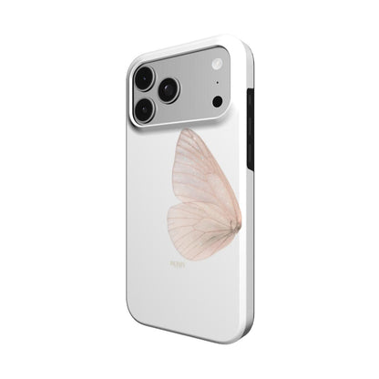 iPhone-Hülle mit Rosenmotiv Farbe: Rosé – Butterfly Dreams Rosegold