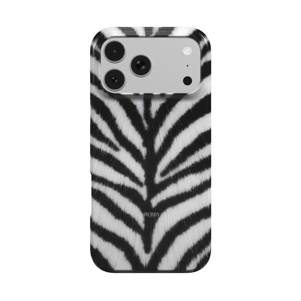 Funda para iPhone con diseño decorativo – Zebra Fur
