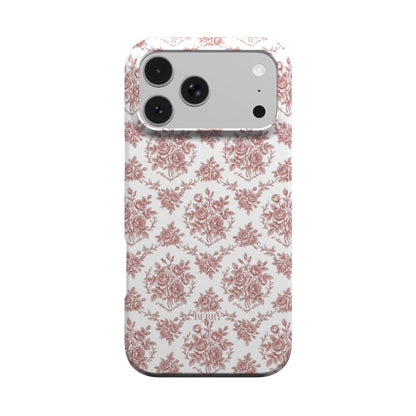iPhone-skal med rosmotiv färg: vinröd – Burgundy Dreams