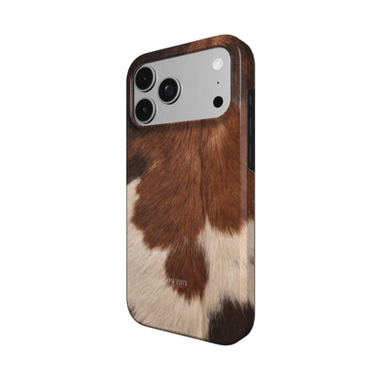 iPhone-Hülle mit Kuhmuster Farbe: Braun – Hazel iPhone MagSafe