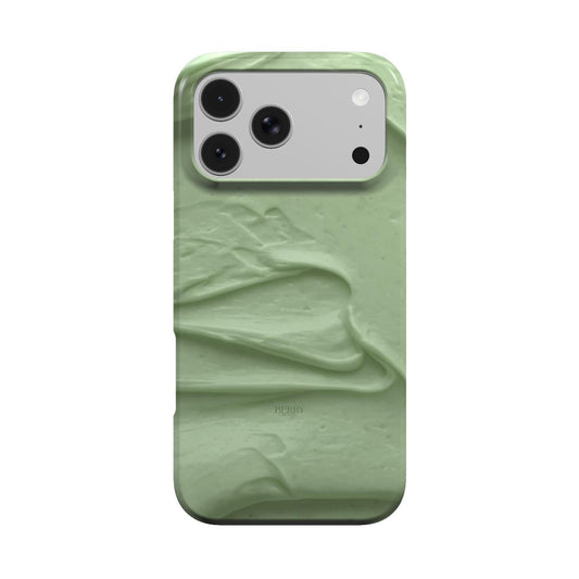 iPhone-Hülle mit sanftem Marmormuster Farbe: Matchagrün – Buttery Matcha