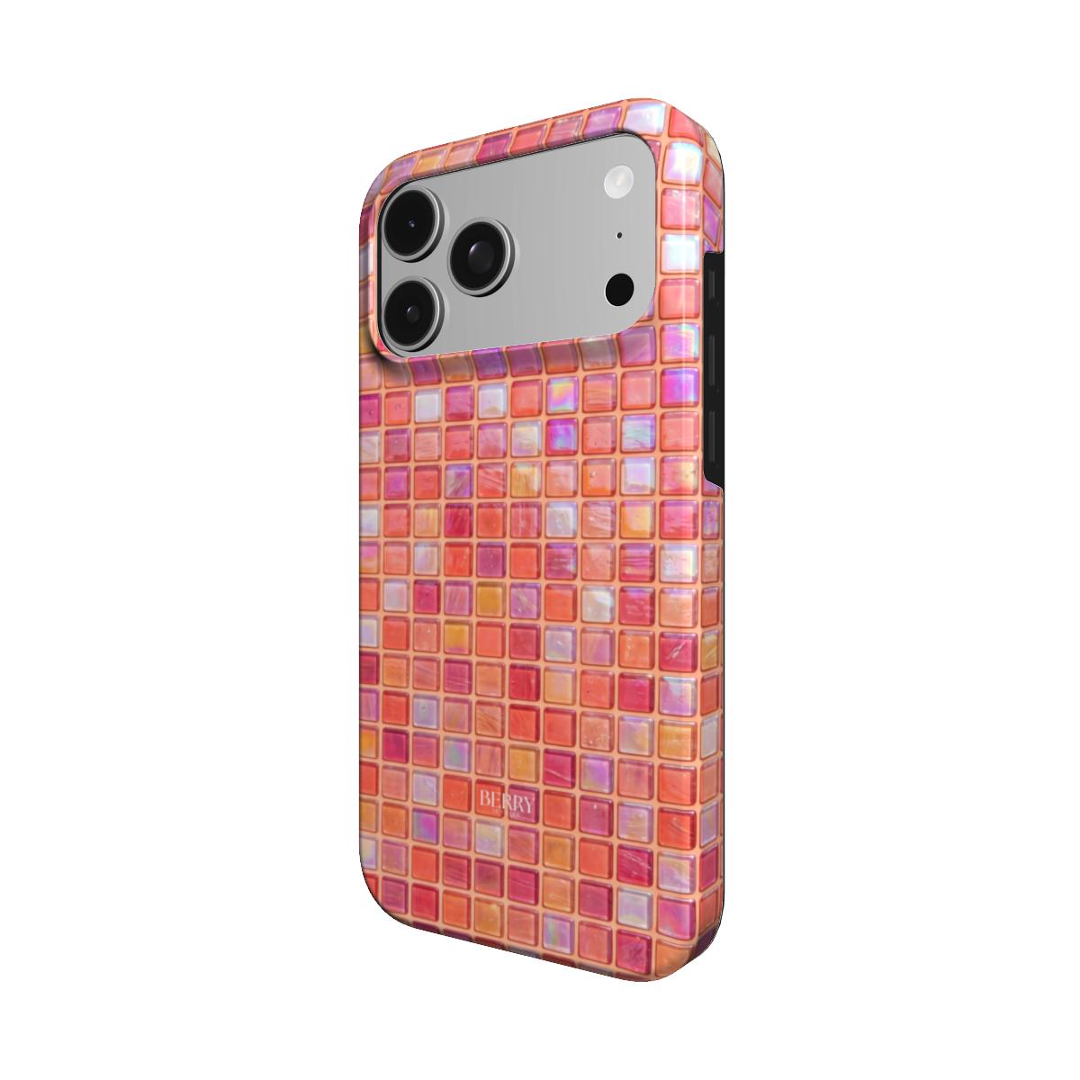 iPhone-Hülle mit dekorativem Muster – Coral