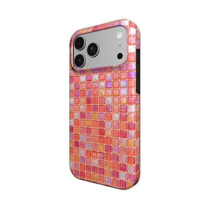 iPhone-Hülle mit dekorativem Muster – Coral