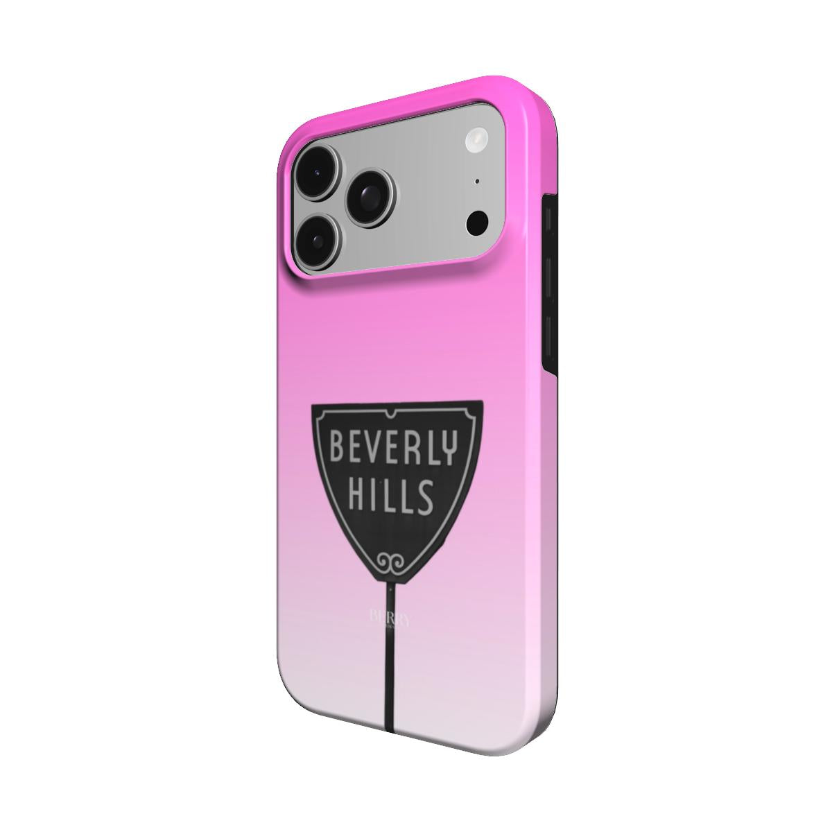 iPhone case with decorative design – Beverly Pink