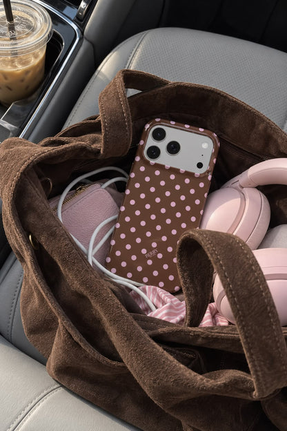 iPhone-deksel med stilrent design – Strawberry Mocha