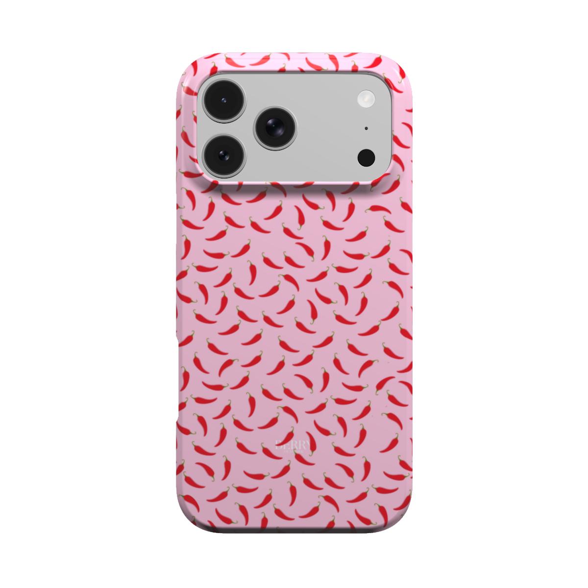 Custodia per iPhone con design decorativo colore: rosa – Spicy