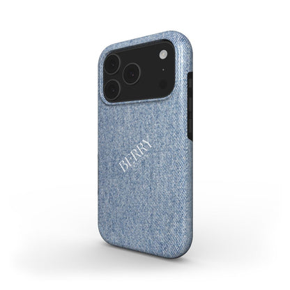 Denim Girly Teddy MagSafe iPhone Case