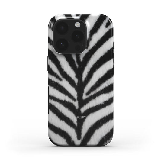 Zebra Fur MagSafe Tough iPhone Case