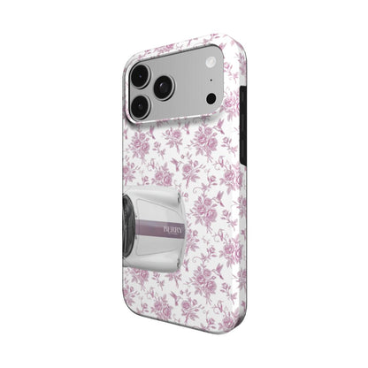 iPhone case with rose motif in rose pink – Cabriolet dreams