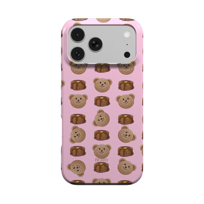 iPhone case with decorative design in pink – Sweet Pancake