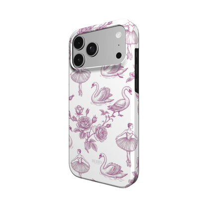 Custodia per iPhone con design decorativo – Royal Swan