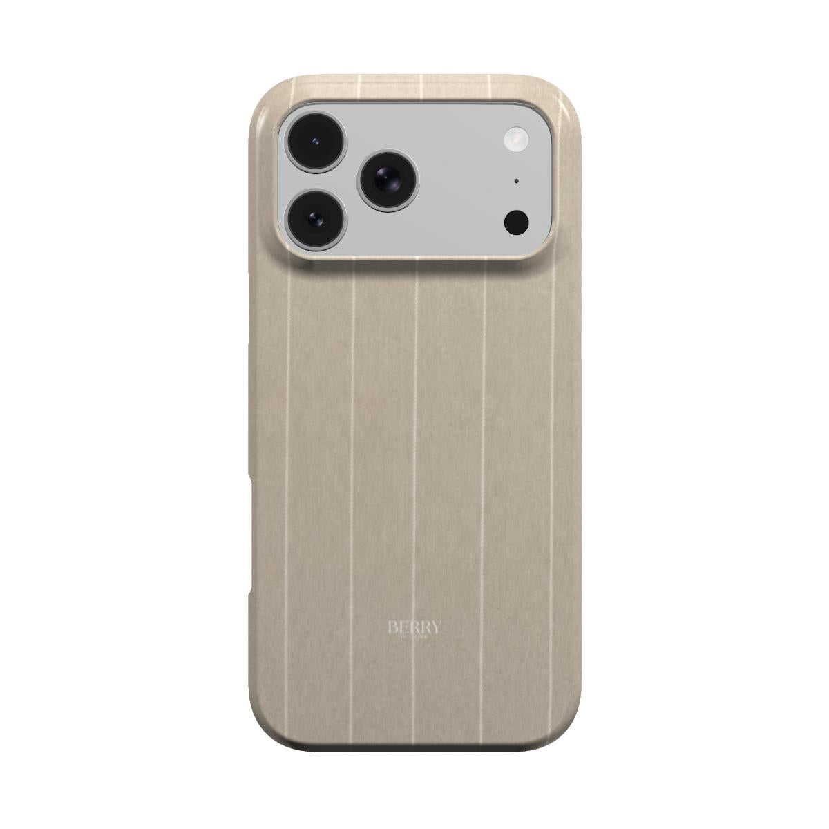 iPhone-deksel med dekorativt design farge: beige – Beige suit