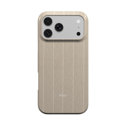 iPhone-deksel med dekorativt design farge: beige – Beige suit