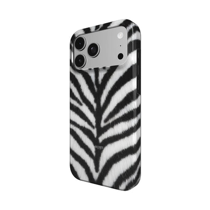 Funda para iPhone con diseño decorativo – Zebra Fur