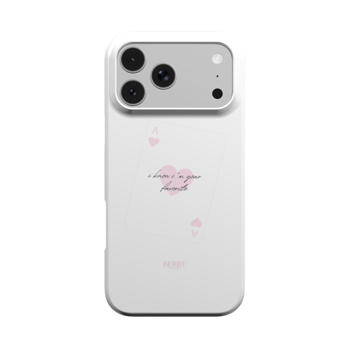 Custodia per iPhone con design decorativo colore: rosa – I'm your favorite