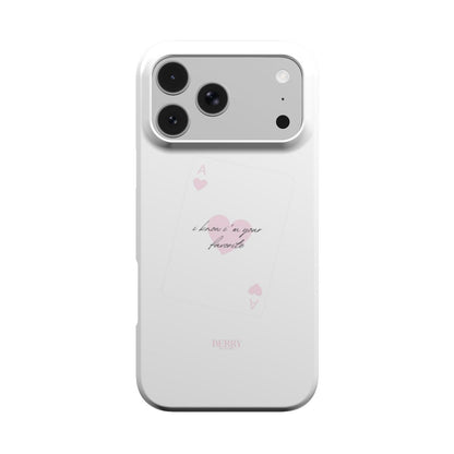 Custodia per iPhone con design decorativo colore: rosa – I'm your favorite