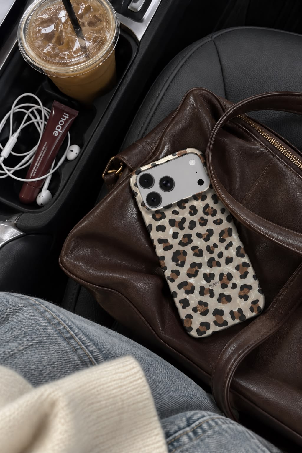 iPhone-skal med leopardmönster – Wet Leopard