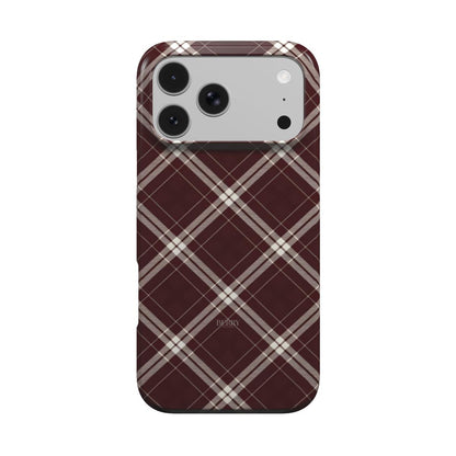 Rødt iPhone-cover med stilrent design – Royal Cozy