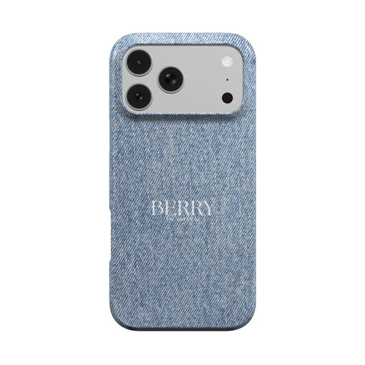 iPhone-skal med stilren design – Denim Girly