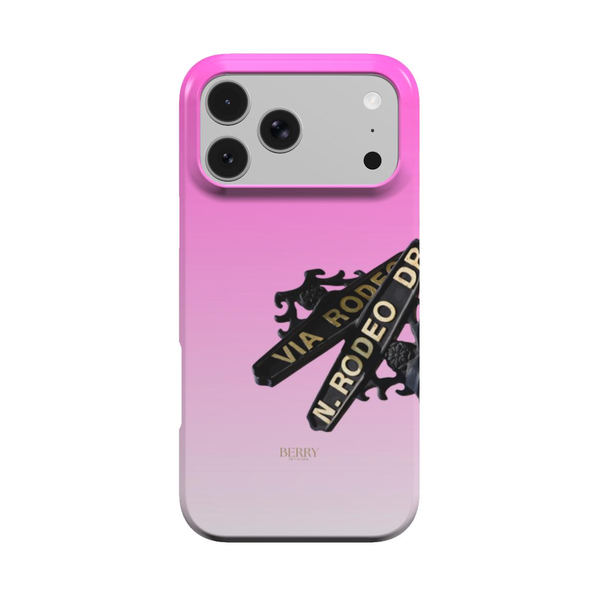 Custodia per iPhone con design decorativo colore: rosa – Rodeo Drive