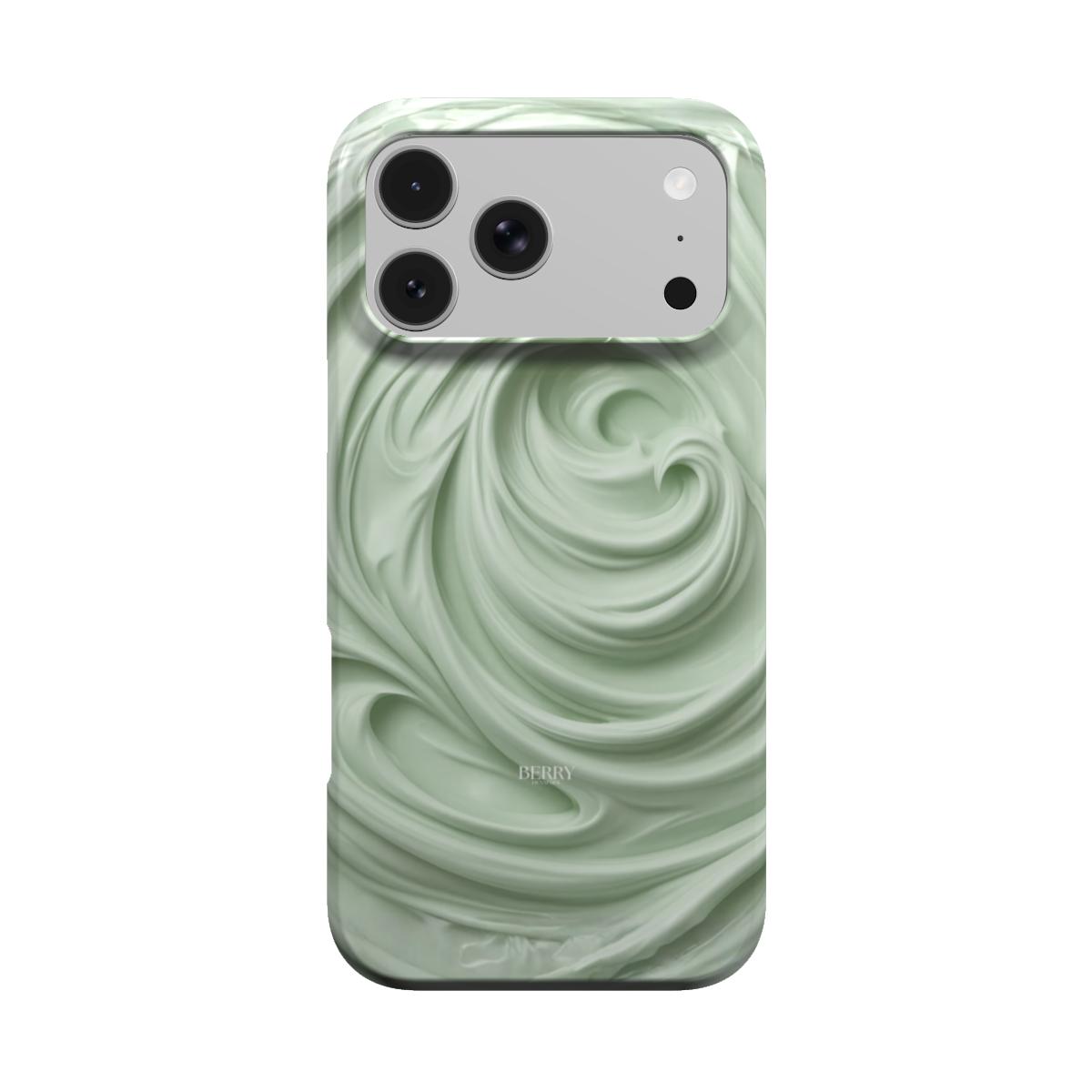 iPhone case with sleek design in matcha green – Creamy Matcha