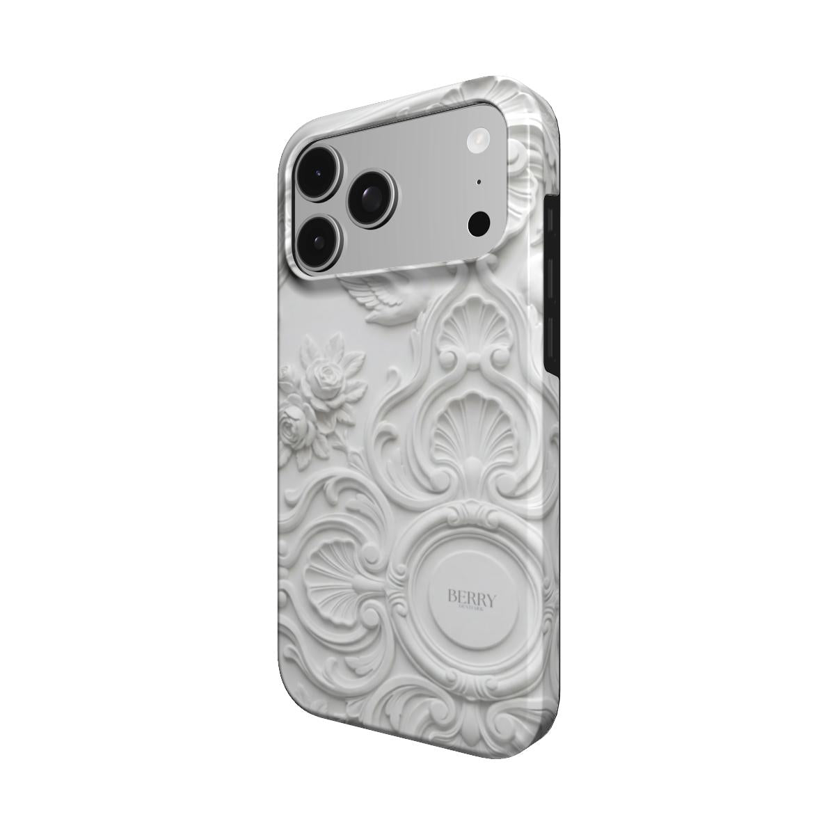 iPhone-skal med dekorativt mönster – Ivory Stucco
