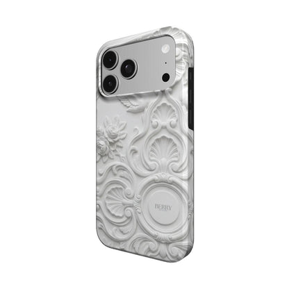iPhone-skal med dekorativt mönster – Ivory Stucco