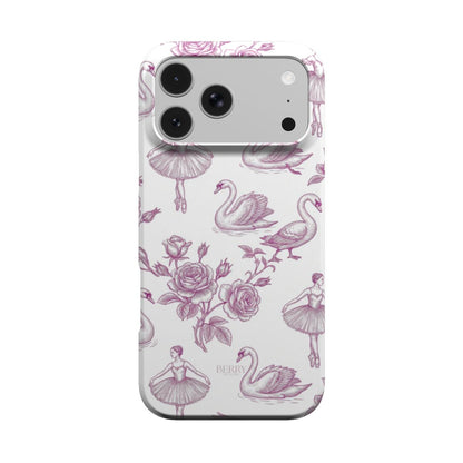 Custodia per iPhone con design decorativo – Royal Swan