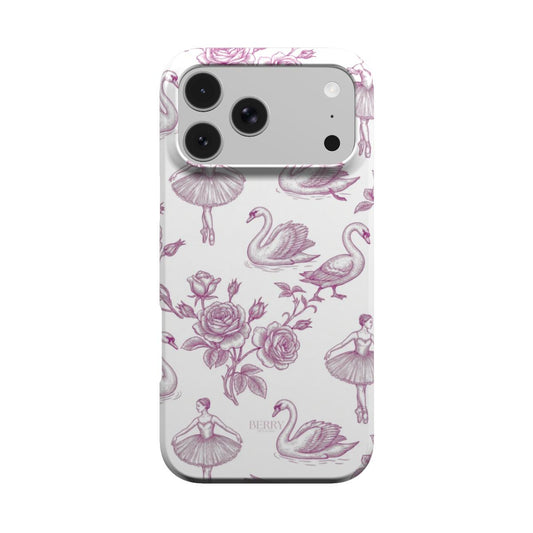 iPhone-skal med dekorativ design – Royal Swan