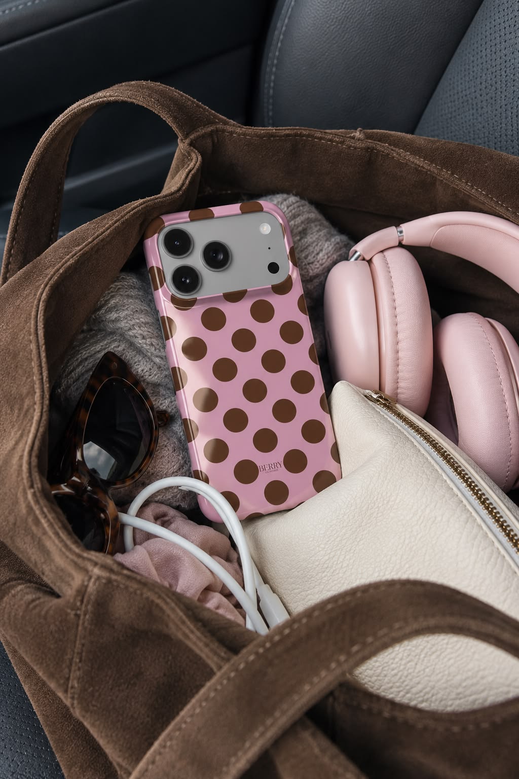 iPhone-cover Cherry Cocoa med kirsebærmotiv