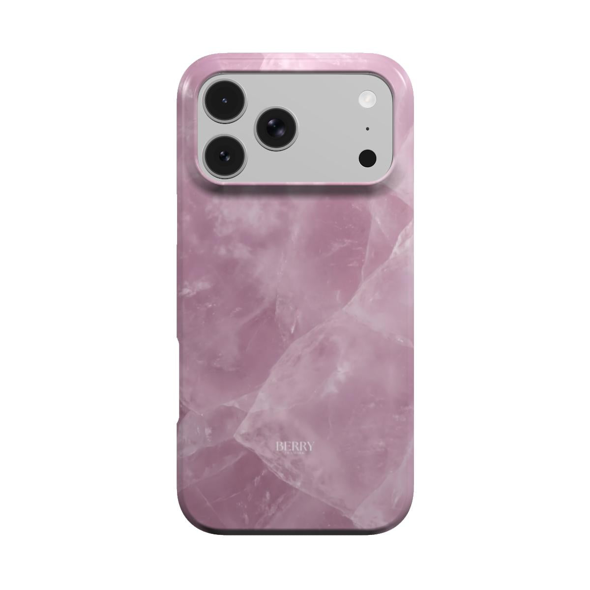 iPhone case with rose motif in pink – Rose Quartz iPhone MagSafe