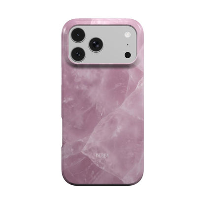 iPhone case with rose motif in pink – Rose Quartz iPhone MagSafe